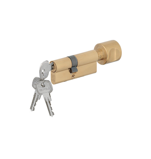 Ruột khóa Hafele 1 đầu chìa, 1 đầu vặn 65mm 916.96.666