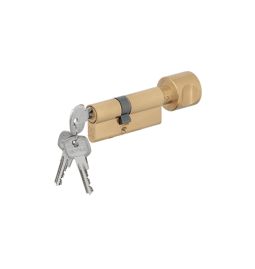 Ruột khóa Hafele 1 đầu chìa, 1 đầu vặn 65mm 916.96.666