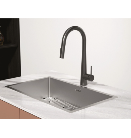 Vòi rửa chén Hafele HT25-SH1P417 màu Đen 567.24.498